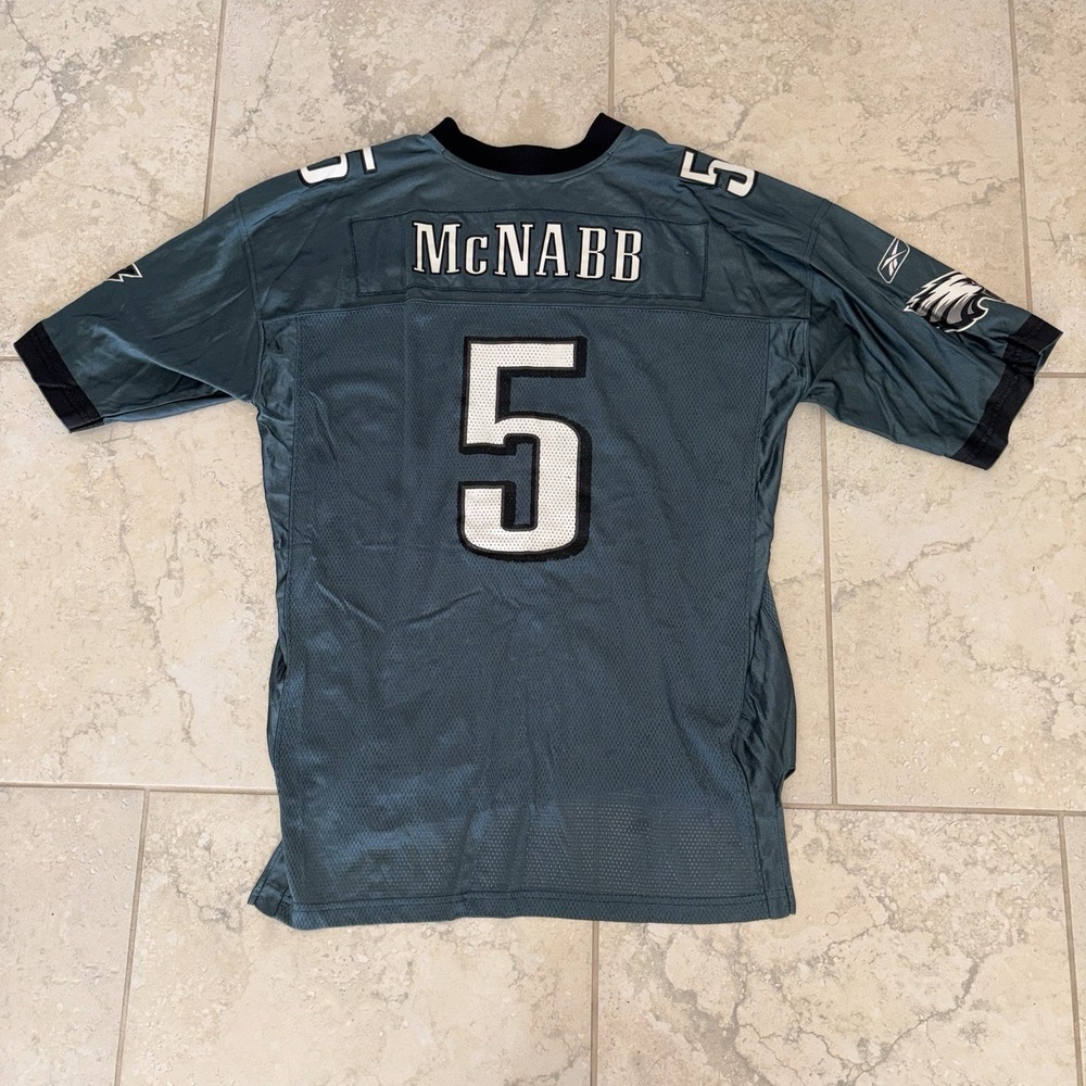 Philadelphia Eagles Jersey Mens XL Donovan McNabb Reebok Authentic Equipment VTG